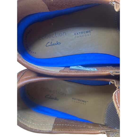 Clark’s marksmen men’s loafers like new! Size 10.5 tan - Picture 3 of 6